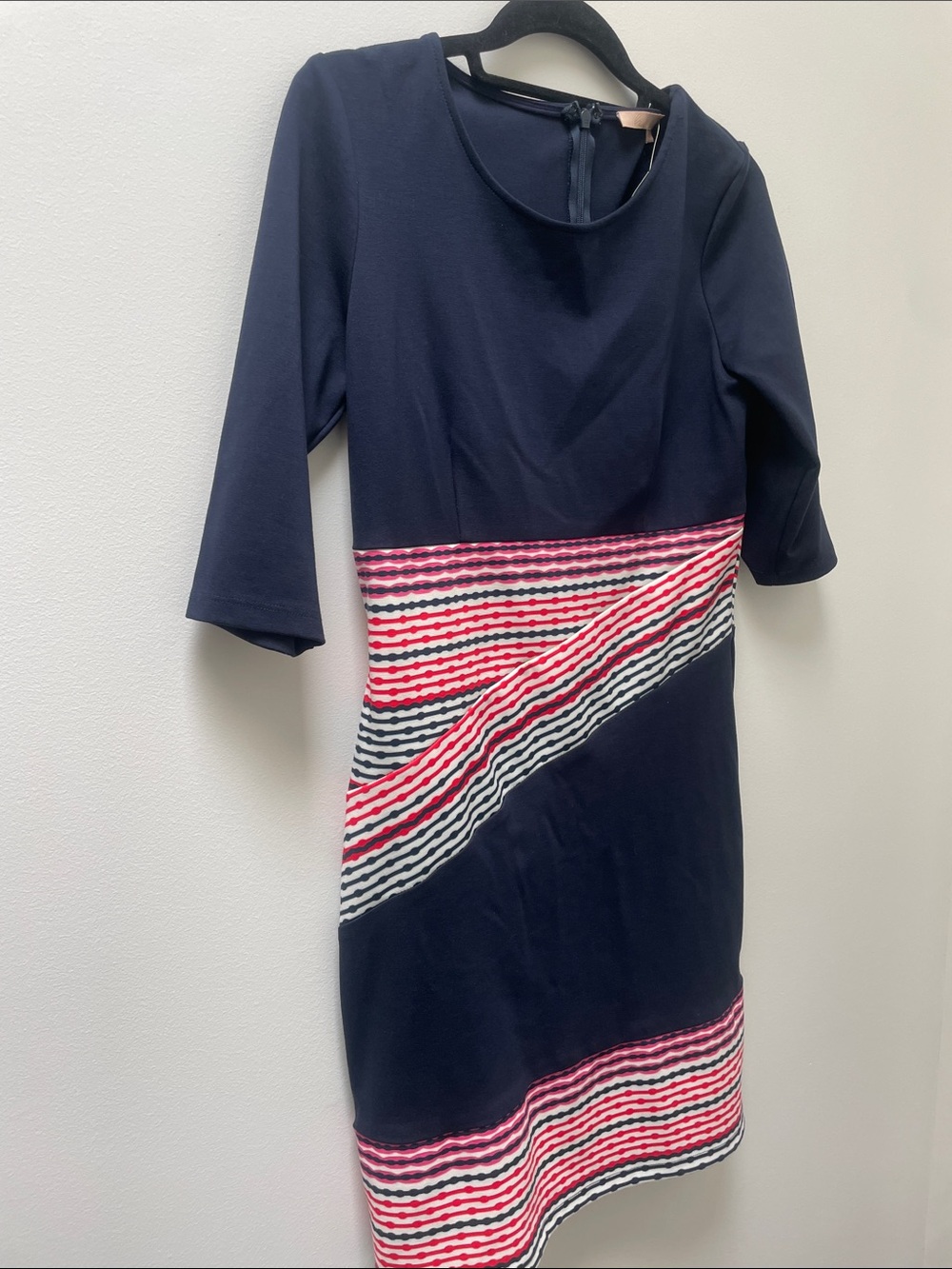 NWT Anthropologie Hutch Kellen Knit Dress Blue Size Small - Picture 4 of 8